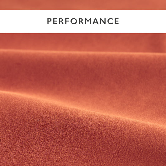 HARLEQUIN Performance Velvets Fabric Plains , Textures Rust   - HIOV134150