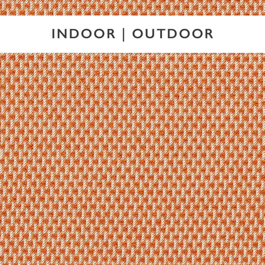 HARLEQUIN Hito Fabric Geometric Clementine,Chalk   - HIOW134117