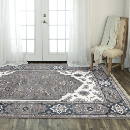 8' x 10' rug, traditional style.