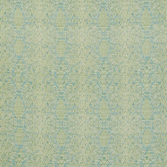 HARLEQUIN Hansha Fabric Abstract , Graphic Kelly,Lagoon   - HKAF134572