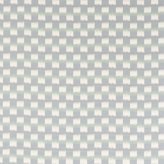 HARLEQUIN Haru Fabric Checks Cornflower,Mist   - HKAF134579
