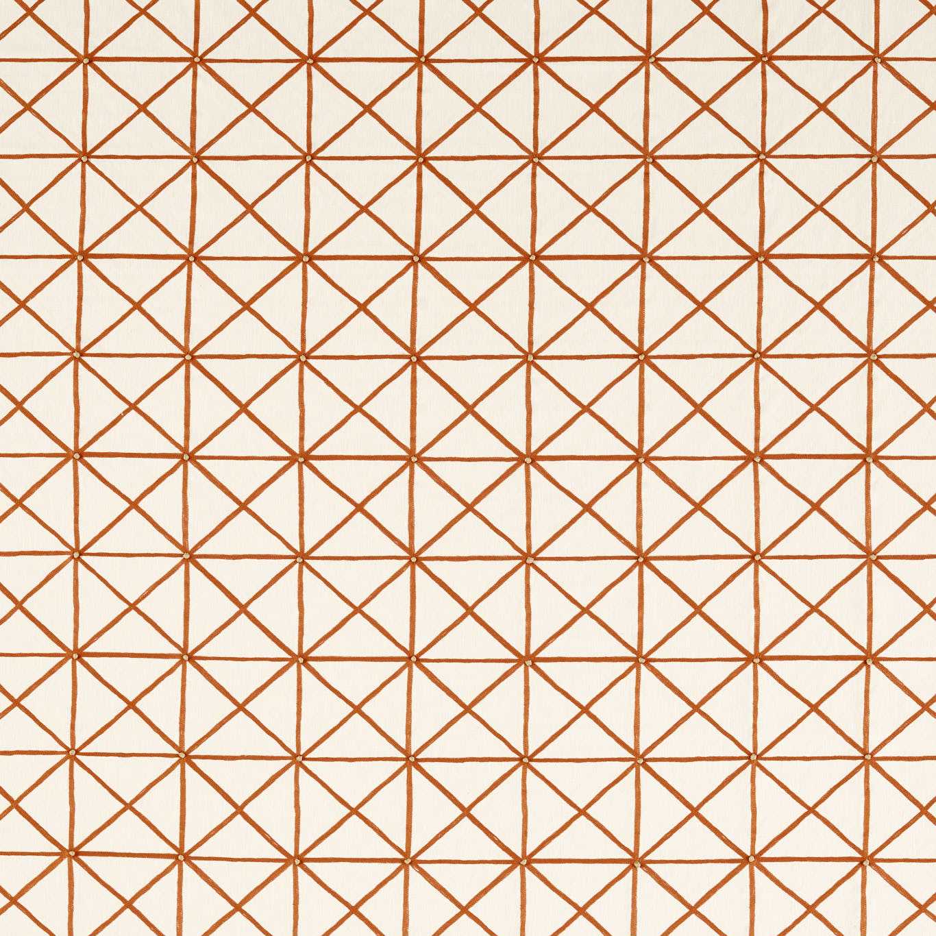 HARLEQUIN Kado Fabric Geometric Frost,Paprika   - HKAF134598