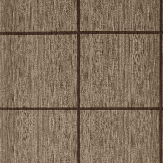 HARLEQUIN Wood Blocks Wallpaper Plains , Textures Walnut,Gloss  Rotary/Gravure Wide Width - HKAW113198