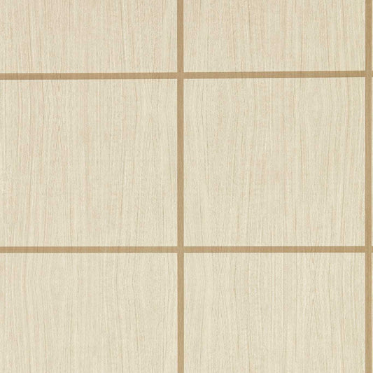 HARLEQUIN Wood Blocks Wallpaper Plains , Textures Ash,Taupe Gloss  Rotary/Gravure Wide Width - HKAW113199