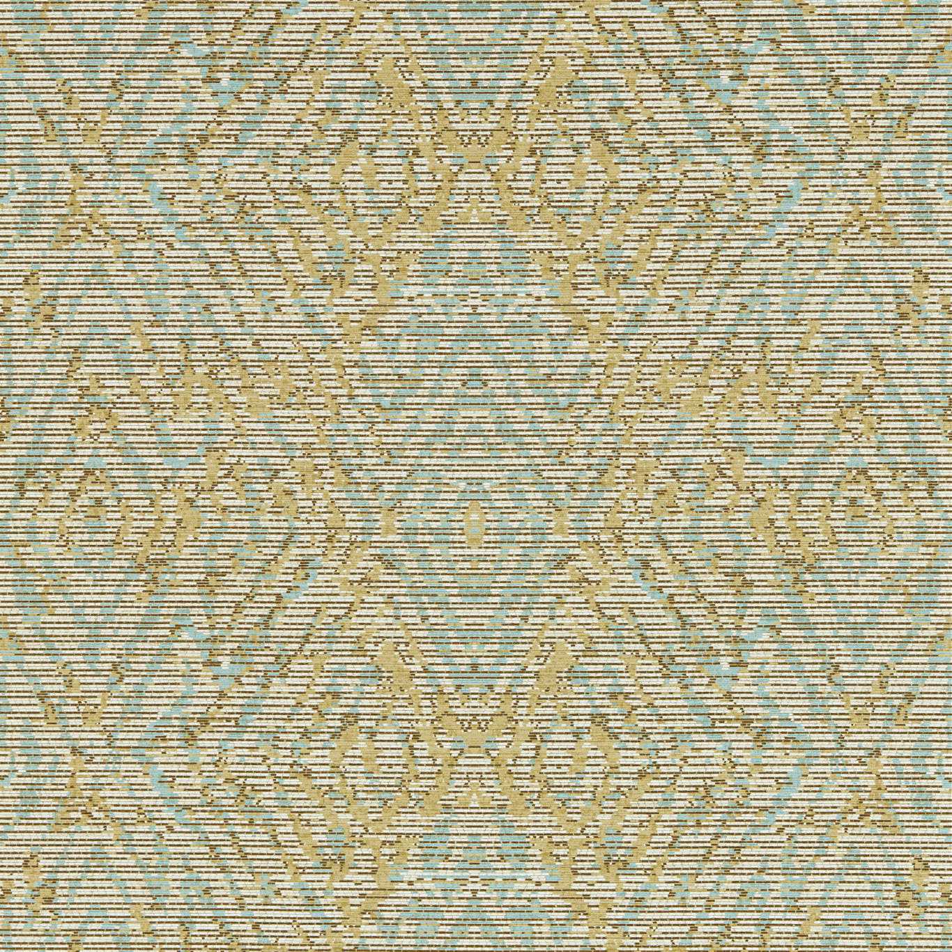 HARLEQUIN Hansha Wallpaper Geometric Buttermilk,Sky  Digital Printed Wallpaper - HKAW113212