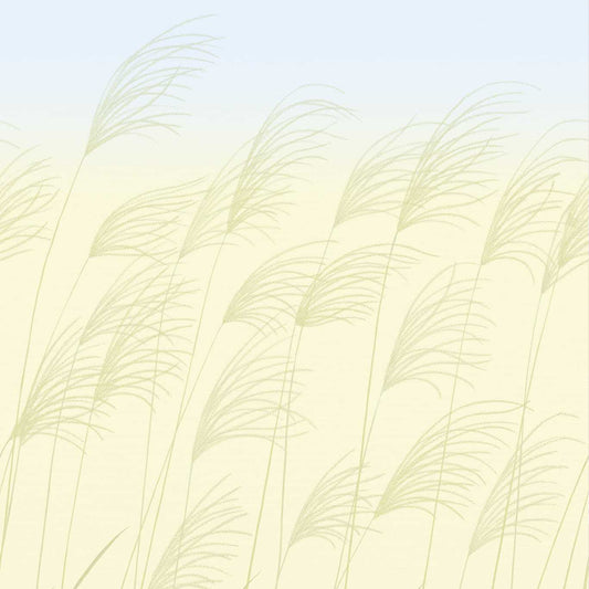 HARLEQUIN Miscanthus Wallpaper Leaves , Trees Buttermilk,Sky  Gravure - Wide Width - HKAW113230