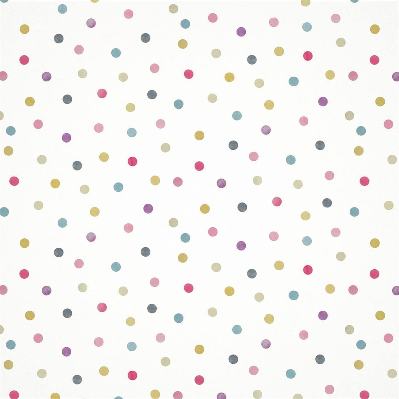 HARLEQUIN Bon Bon Wallpaper Spots Raspberry,Grape,Blossom  Gravure Printed Wallpaper - HLTF112637