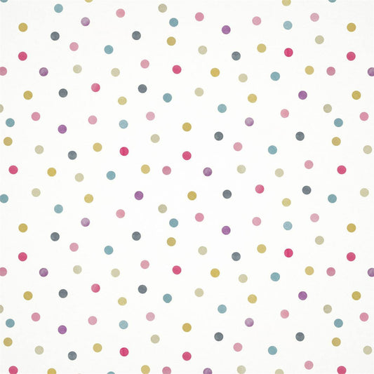 HARLEQUIN Bon Bon Wallpaper Spots Raspberry,Grape,Blossom  Gravure Printed Wallpaper - HLTF112637