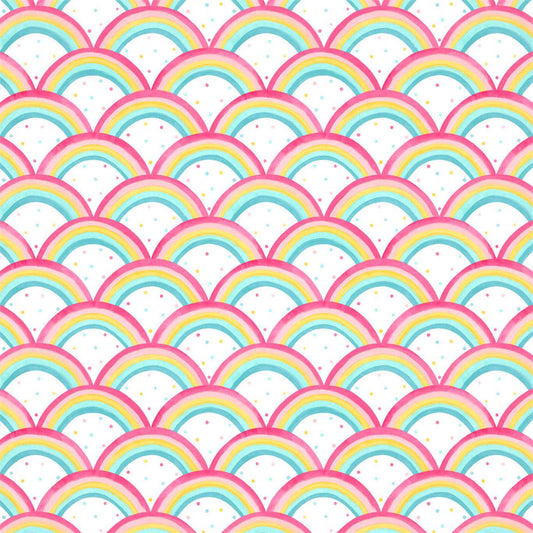 HARLEQUIN Rainbow Brights Wallpaper Spots Cherry,Blossom,Pineapple,Sky  Gravure Printed Wallpaper - HLTF112645