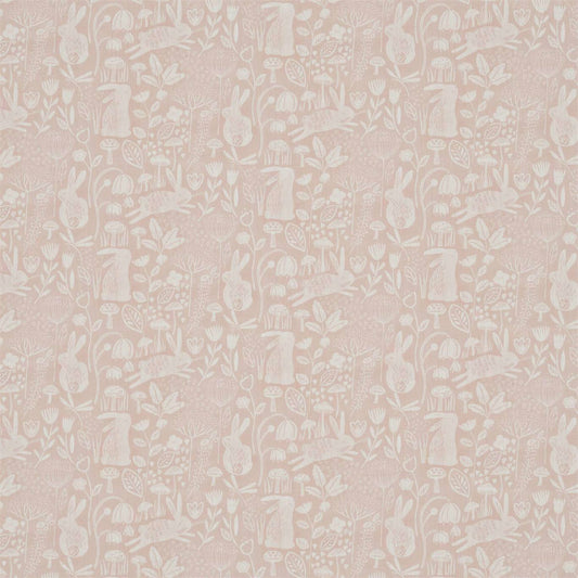 HARLEQUIN Into The Meadow Fabric Animals Powder   - HLTF120936