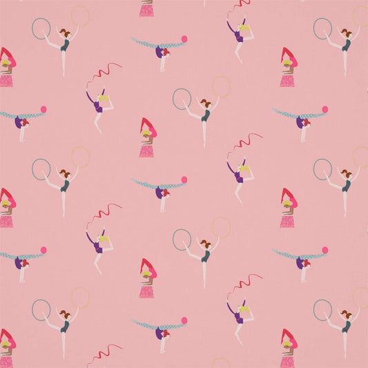 HARLEQUIN Balancing Act Fabric Kids Blossom,Raspberry,Grape   - HLTF120942