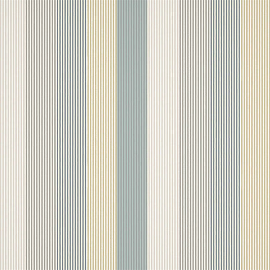 HARLEQUIN Funfair Stripe Fabric Stripes Calico,Cloud,Pebble,Duckegg   - HLTF133545