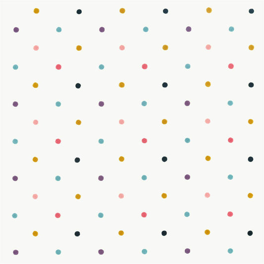 HARLEQUIN Bon Bon Fabric Spots Raspberry,Grape,Sunflower,Blueberry   - HLTF133548