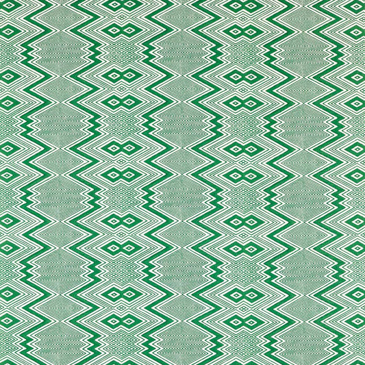 HARLEQUIN OUTLET Ankara Fabric Abstract , Graphic Emerald   - HLUM121058