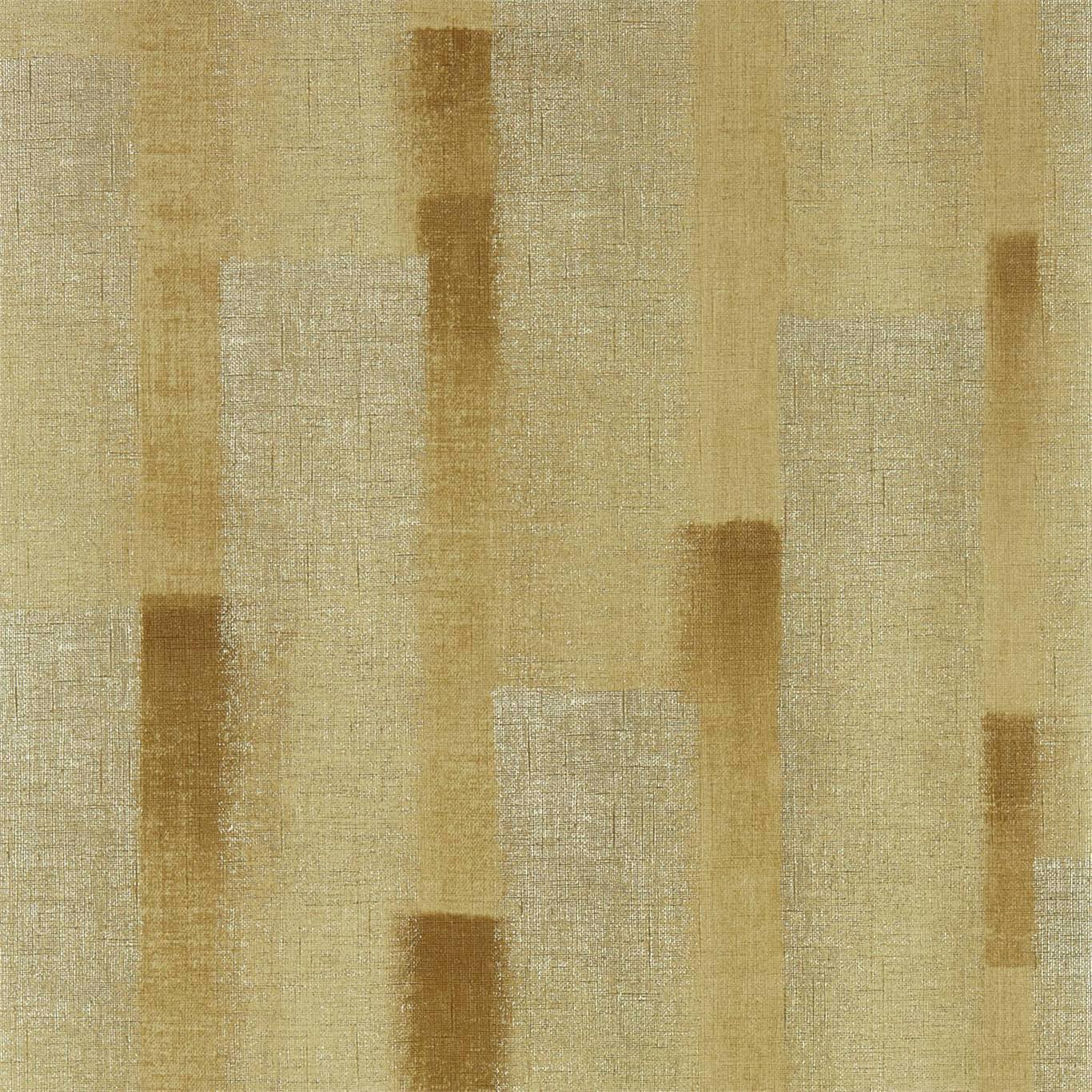 HARLEQUIN Suzuri Wallpaper Stripes Bronze  Gravure Printed Vinyl - HM6W112198