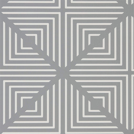 HARLEQUIN OUTLET Radial Wallpaper Geometric Slate,Chalk   - HMFW111552