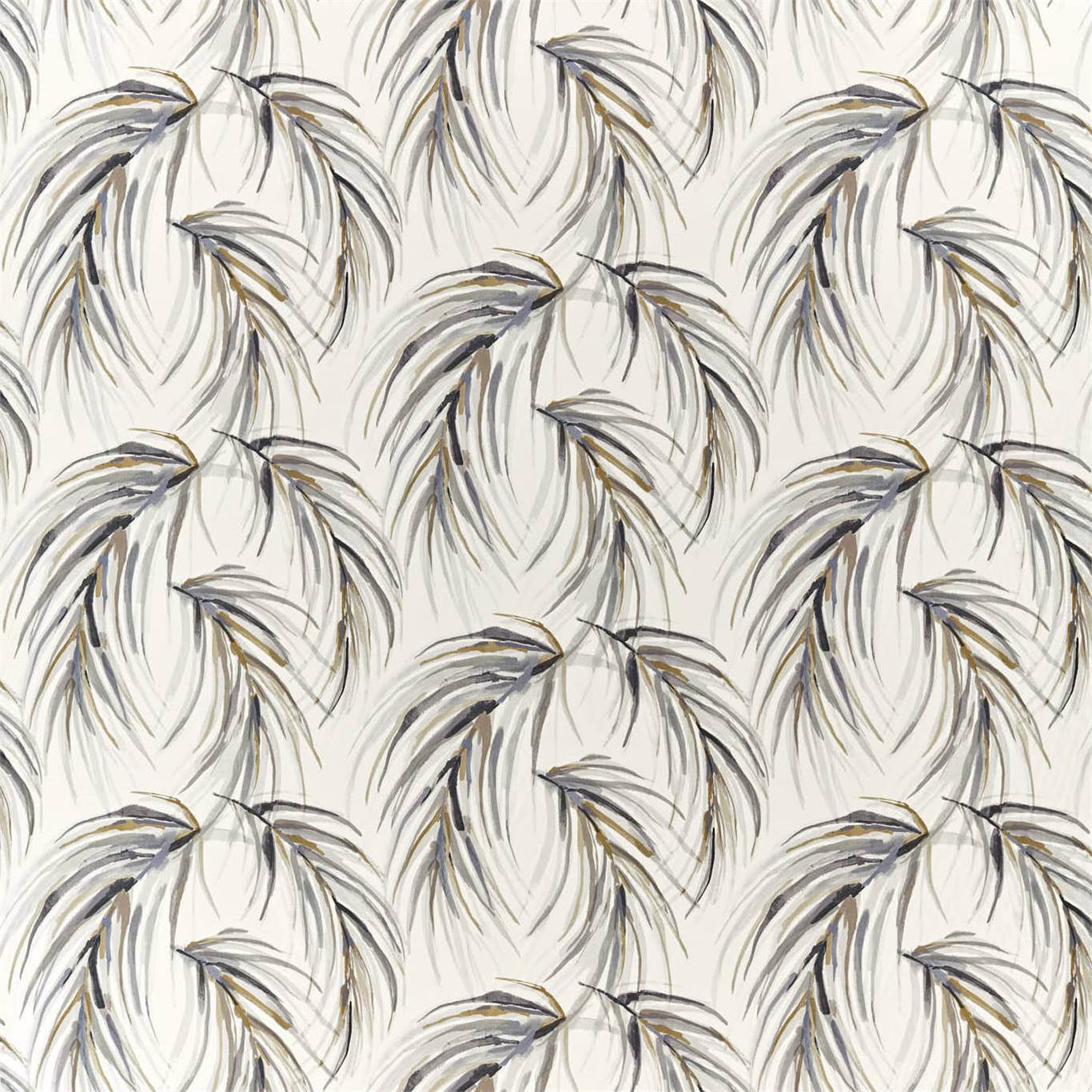 HARLEQUIN Alvaro Fabric Leaves , Trees Slate,Stone,Charcoal   - HMIF120902