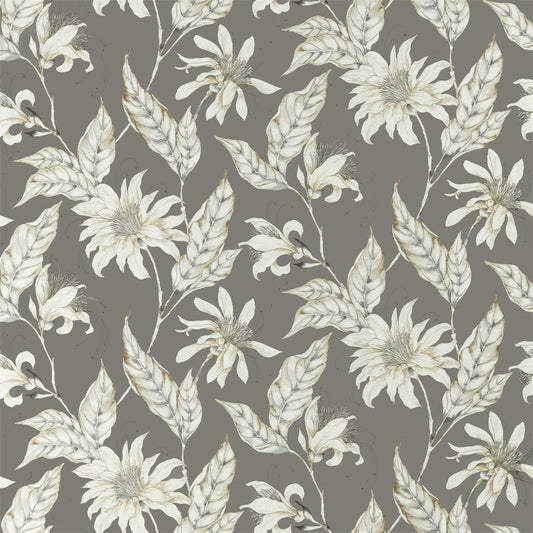 HARLEQUIN Ananda Fabric Contemporary, Floral Slate   - HMIF120905