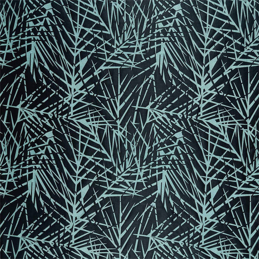 HARLEQUIN Lorenza Fabric Leaves , Trees Ink, Seaglass   - HMIF133055