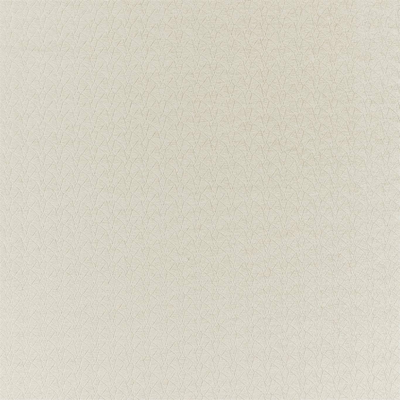 Beige fabric with embossed crosshatch texture and subtle diamond geometric pattern.