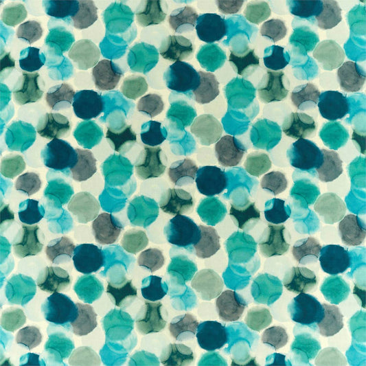 HARLEQUIN Selenic Fabric Spots Azure,Ink   - HMMF120844