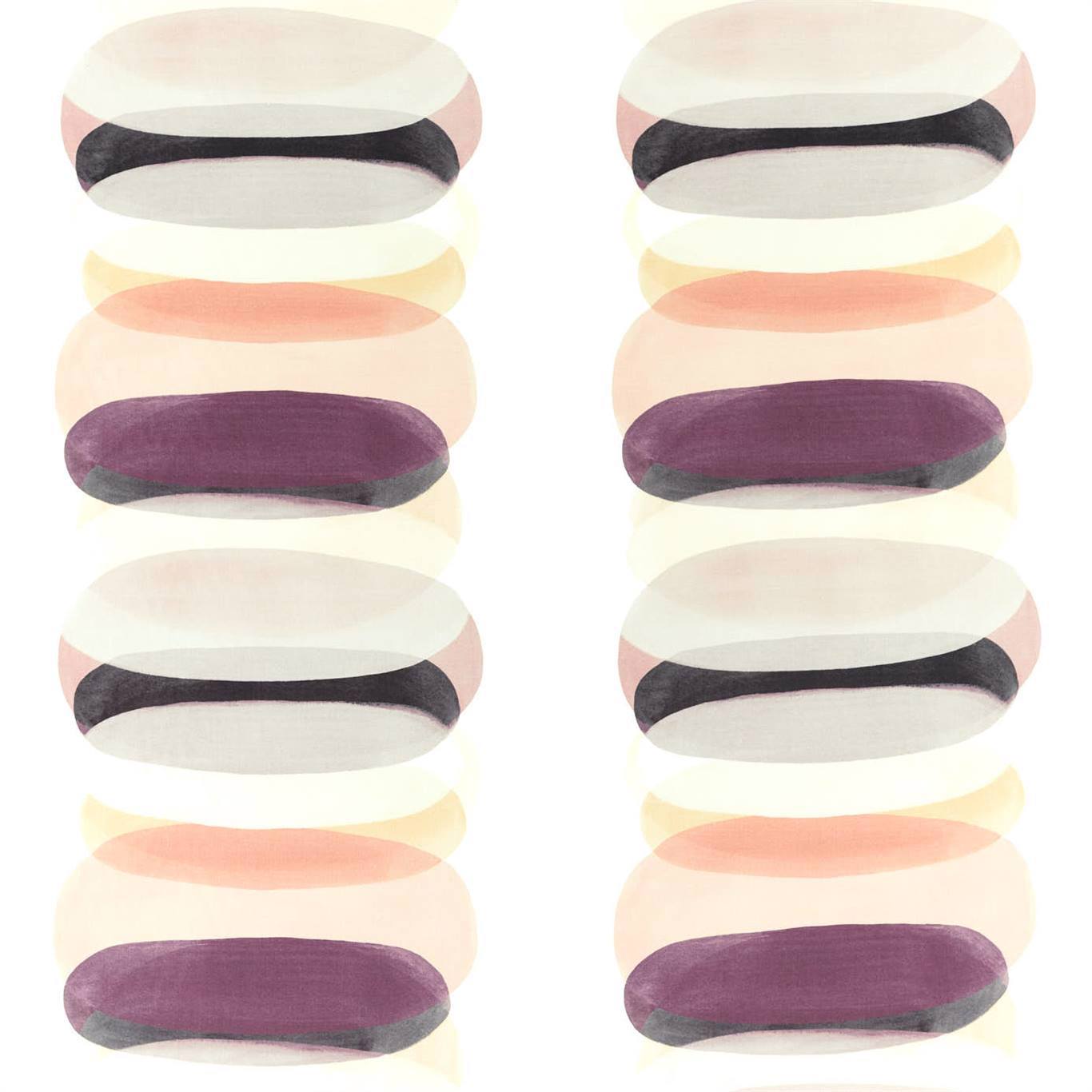 HARLEQUIN Elliptic Fabric Stripes Plum   - HMMF120850