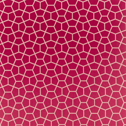 HARLEQUIN Glyptic Fabric Geometric Cherry   - HMMF132998