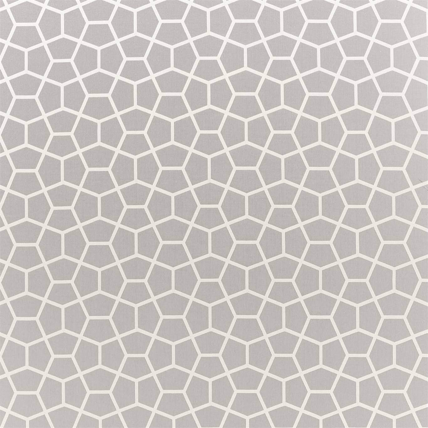 HARLEQUIN Glyptic Fabric Geometric Titanium   - HMMF133000