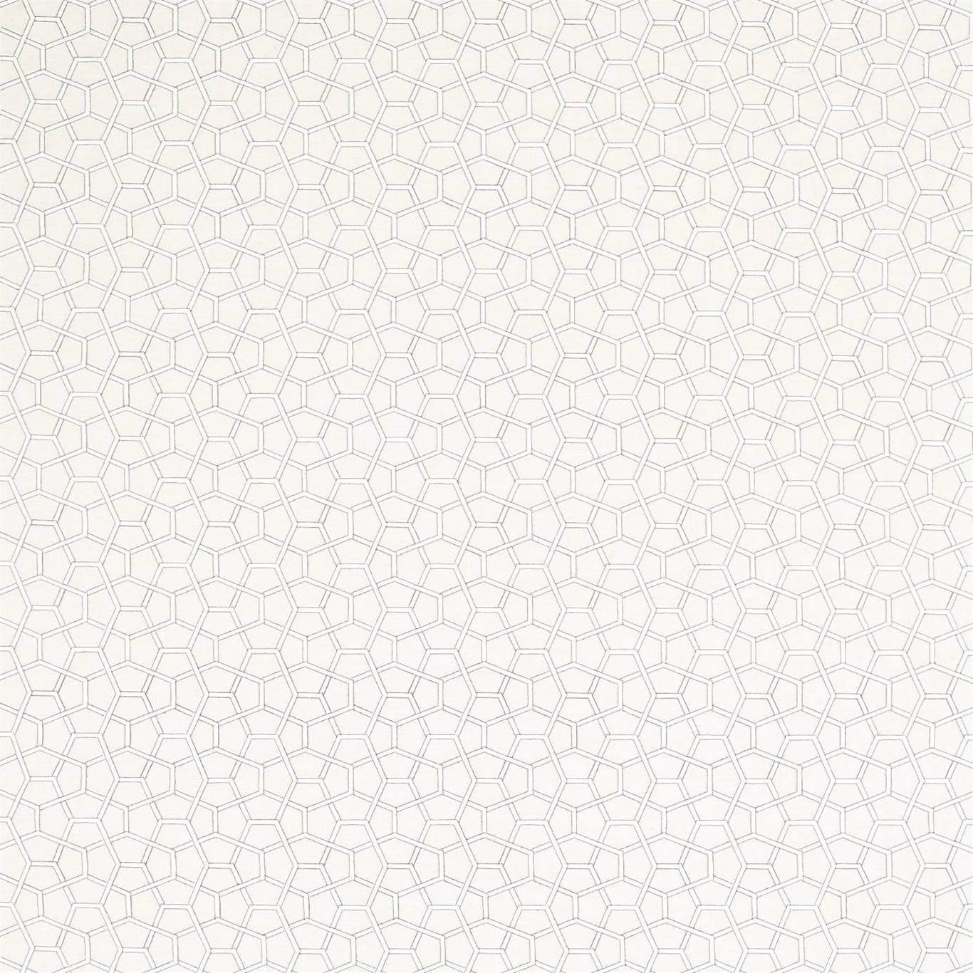 HARLEQUIN Cubica Fabric Geometric Ecru   - HMMF133005