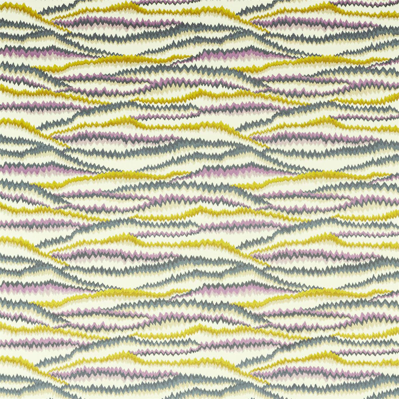 HARLEQUIN Tremolo Fabric Abstract , Graphic Aubergine,Chartreuse   - HMMF133012