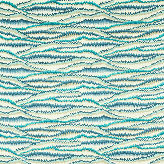 HARLEQUIN Tremolo Fabric Abstract , Graphic Azure,Ink   - HMMF133014