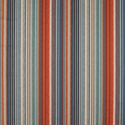 HARLEQUIN Spectro Stripe Fabric Stripes Teal,Sedonia,Rust   - HMNI132825
