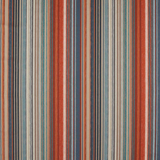 HARLEQUIN Spectro Stripe Fabric Stripes Teal,Sedonia,Rust   - HMNI132825