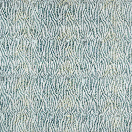 HARLEQUIN Kameni  Fabric Geometric Emerald,Ochre   - HMNI132830