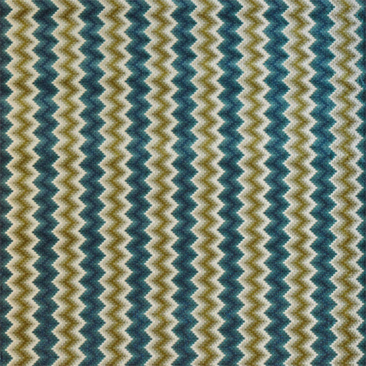 HARLEQUIN Maseki  Fabric Geometric Emerald,Ochre   - HMNI132853