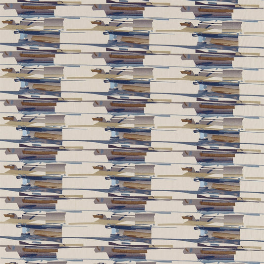 HARLEQUIN Zeal Fabric Other Old Navy,Denim,Tan   - HMOD130695