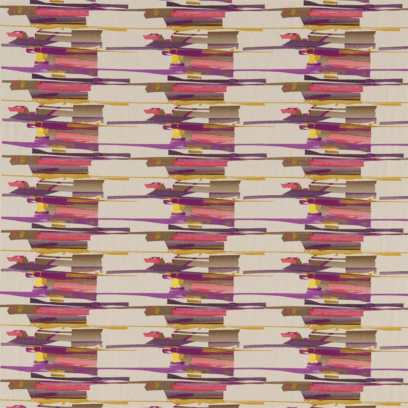 HARLEQUIN Zeal Fabric Other Coral,Gold,Amethyst   - HMOD130697