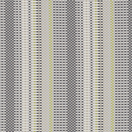 HARLEQUIN OUTLET Array Fabric Stripes Lime,Onyx,Charcoal   - HMOD130740