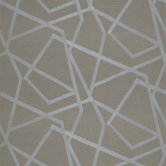 HARLEQUIN OUTLET Sumi Fabric Geometric Silver,Dove   - HMOE132219