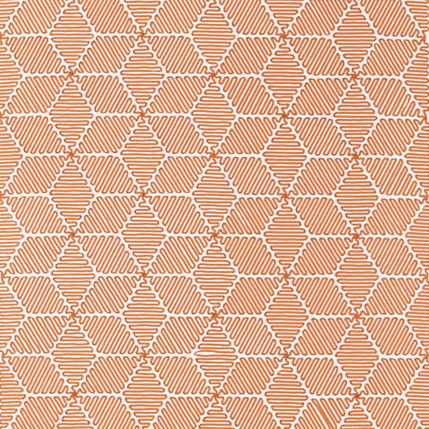 HARLEQUIN Cupola Fabric Geometric Paprika   - HMOE132234