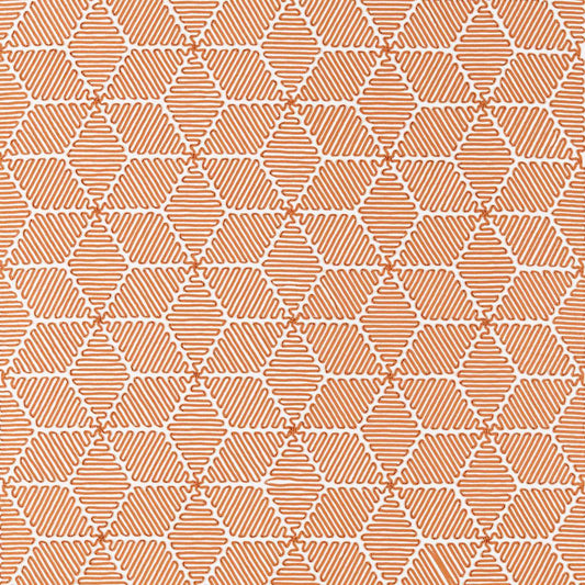 HARLEQUIN Cupola Fabric Geometric Paprika   - HMOE132234