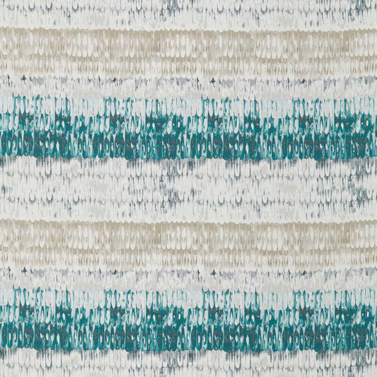HARLEQUIN Pontia Fabric Stripes Emerald,Stone   - HMOE132244