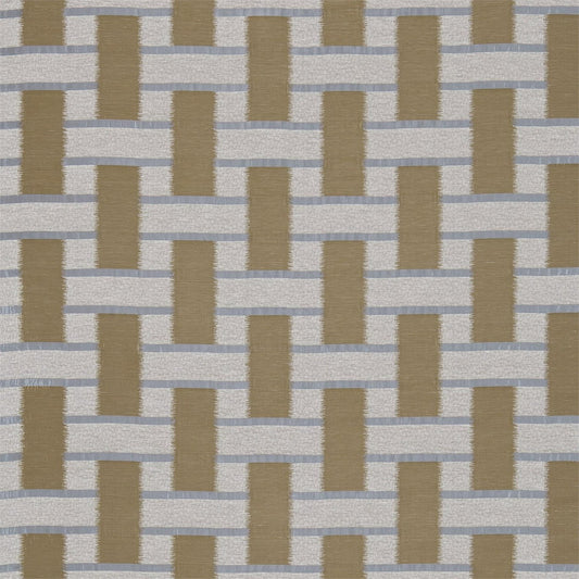 HARLEQUIN Saki Weave Fabric Topaz/Brass  - HMOS131353