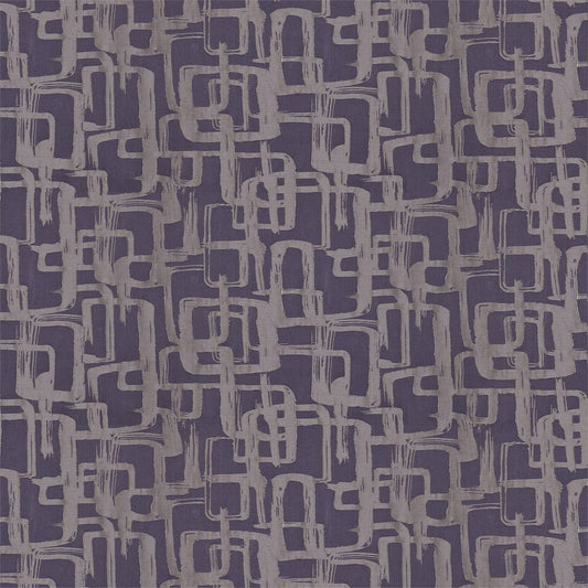 HARLEQUIN OUTLET Asuka Fabric Geometric Graphite   - HMOS131391
