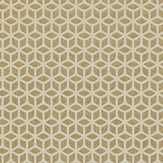 HARLEQUIN Trellis Wallpaper Geometric Rose Gold  Rotary Printed Wallpaper - HMOT110379