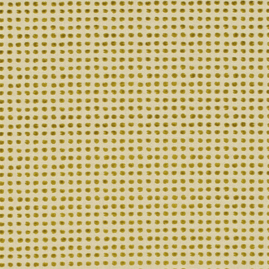 HARLEQUIN Polka Fabric Spots Mustard,Neutral   - HMOU130684