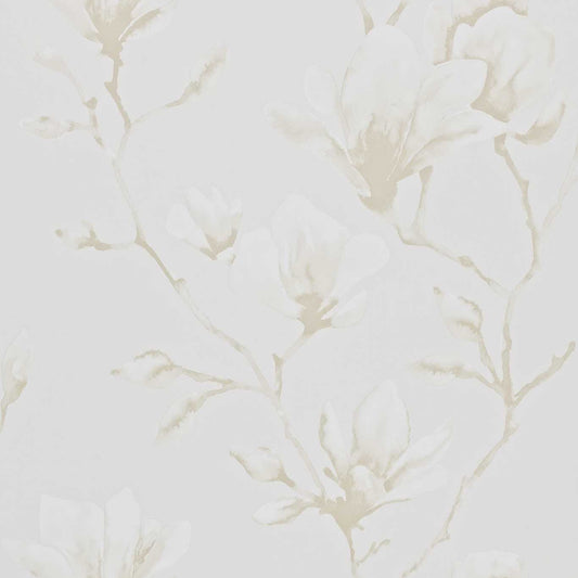 HARLEQUIN Lotus Wallpaper Contemporary, Floral Pearl  Gravure Printed Wallpaper - HMOW110877