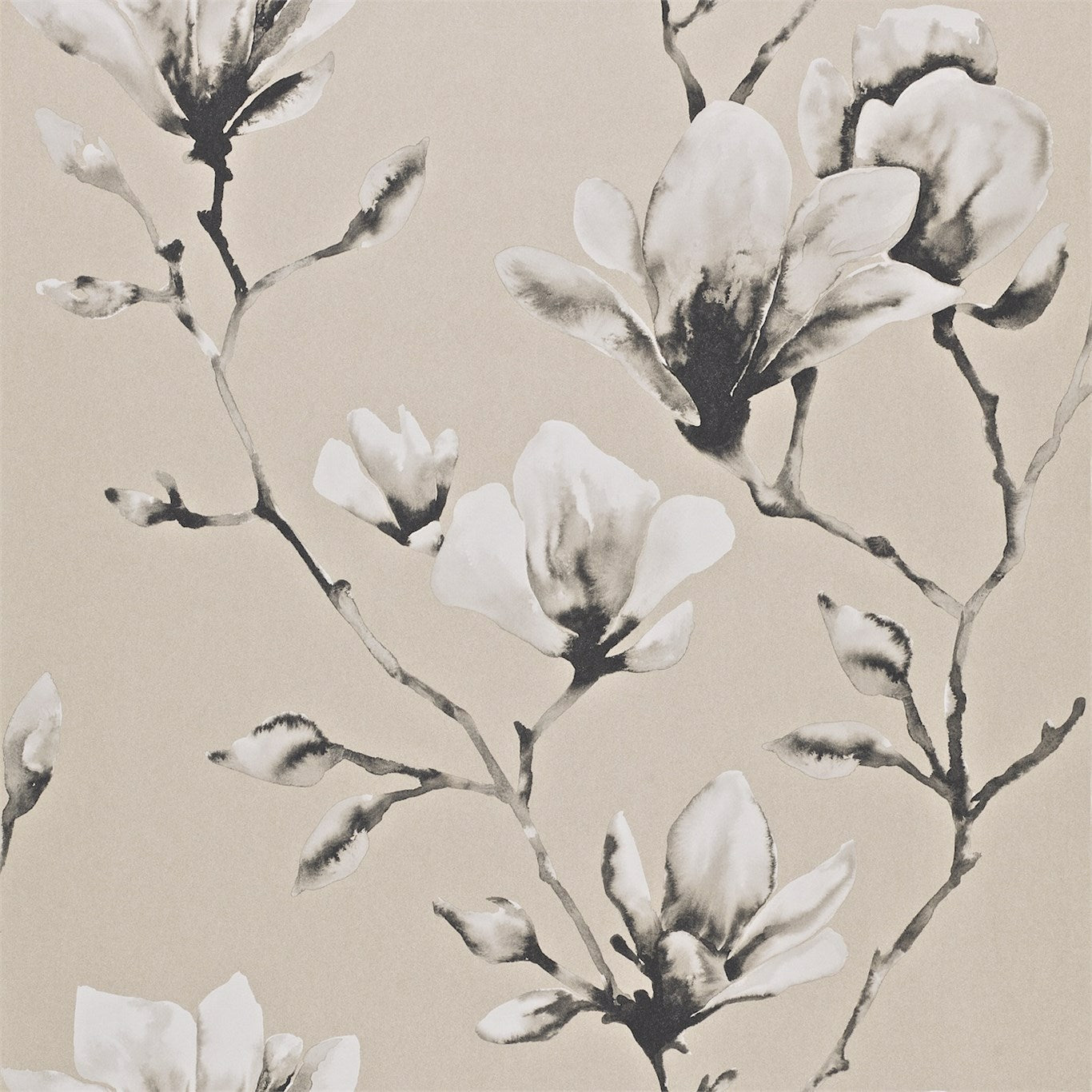 HARLEQUIN Lotus Wallpaper Contemporary, Floral Rose Gold  Gravure Printed Wallpaper - HMOW110878