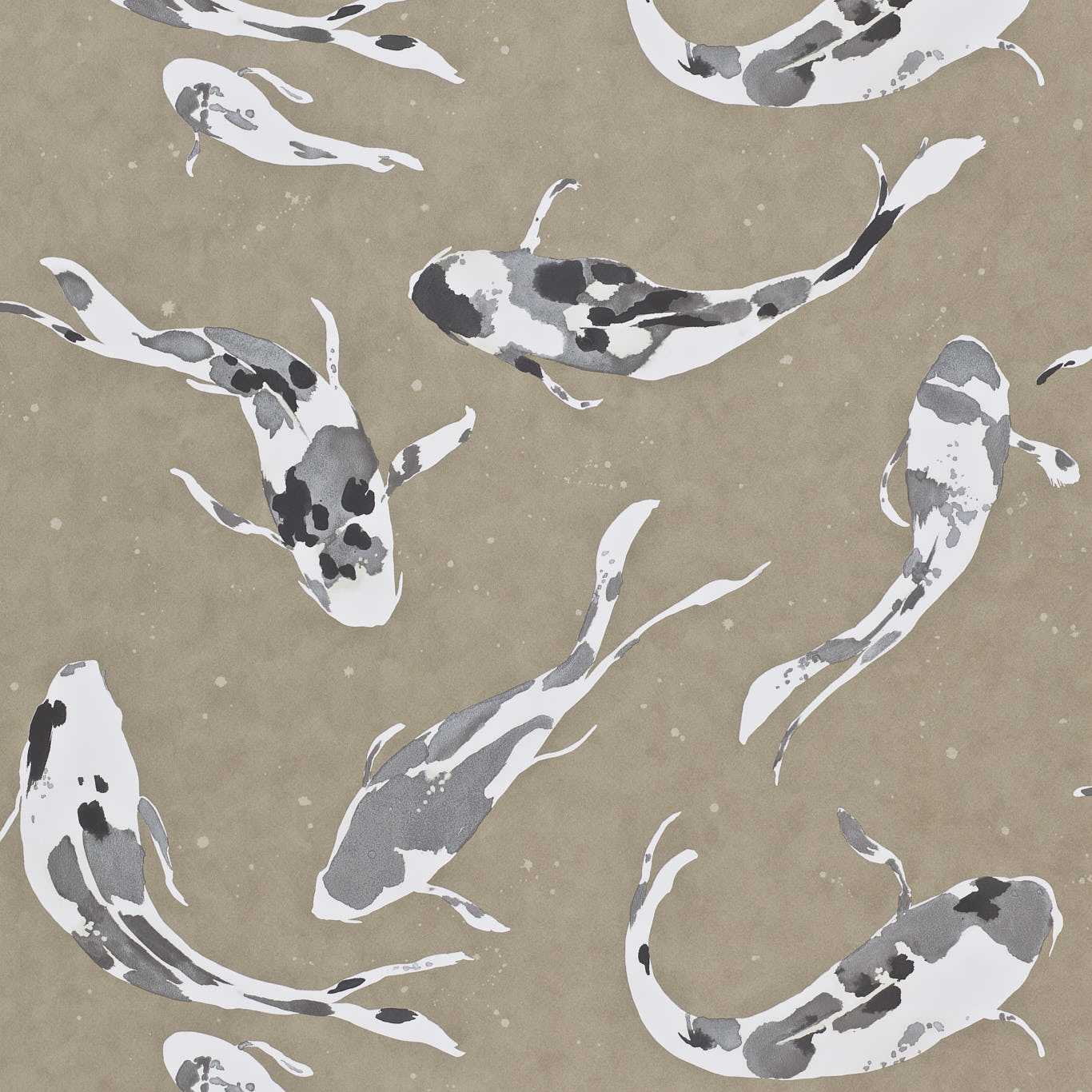 HARLEQUIN Koi Wallpaper Other Metal  Gravure Printed Wallpaper - HMOW110900