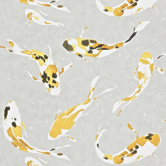 HARLEQUIN Koi Wallpaper Other Saffron  Gravure Printed Wallpaper - HMOW110901